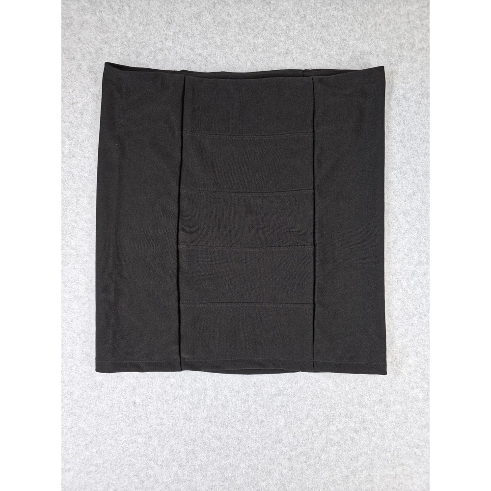 Guess Black Bodycon Mini Skirt Tiered Panel High Waisted Small W1FD10H1G00
